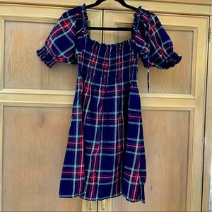 NWOT HHH Navy Tartan Athena XS